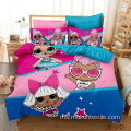 3D Digital Bedsheet Cetak Duvet Cover Bedding Set